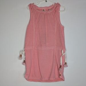 Scotch & Soda Pink Cinch Tie Waist Dress 6